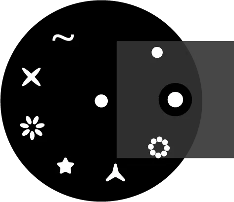 Gobos do moving beam 9r