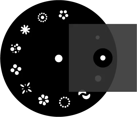 Disco de gobo fixo
