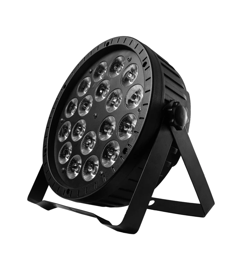 Par Led 18x12W RGBW Em Plástico Reforçado Com A/c Powercom - foto 4