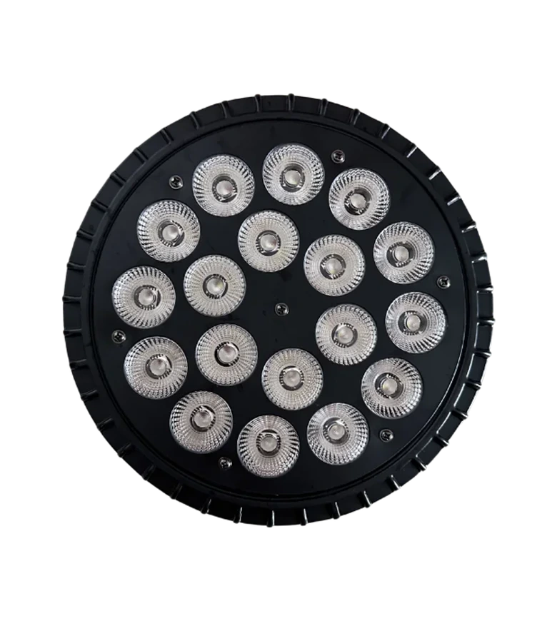 Par Led SLIM Indoor Em Alumínio Reforçado 18x18W RGBWA+UV Indoor